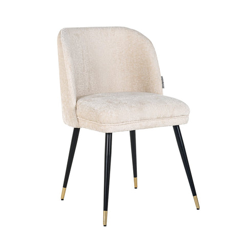 Axis White Chenille Chair